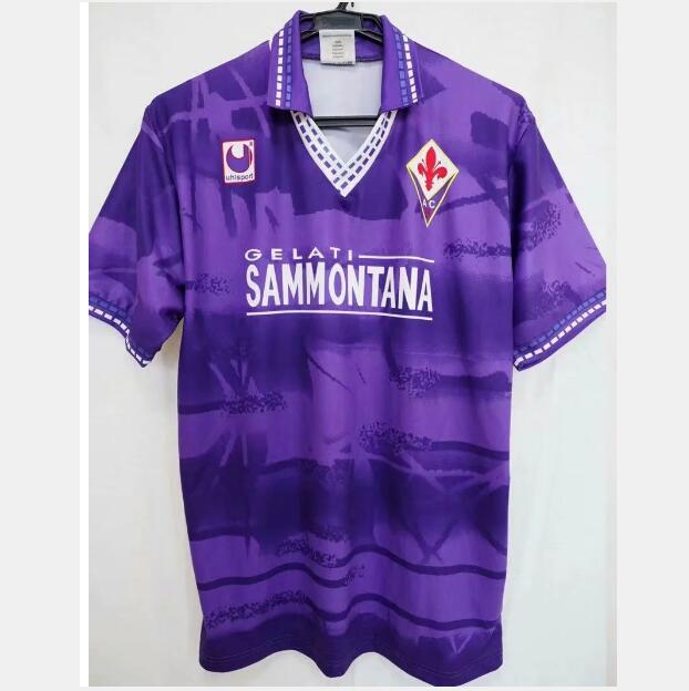 1994-95 Fiorentina Retro Home Kit Soccer Jersey